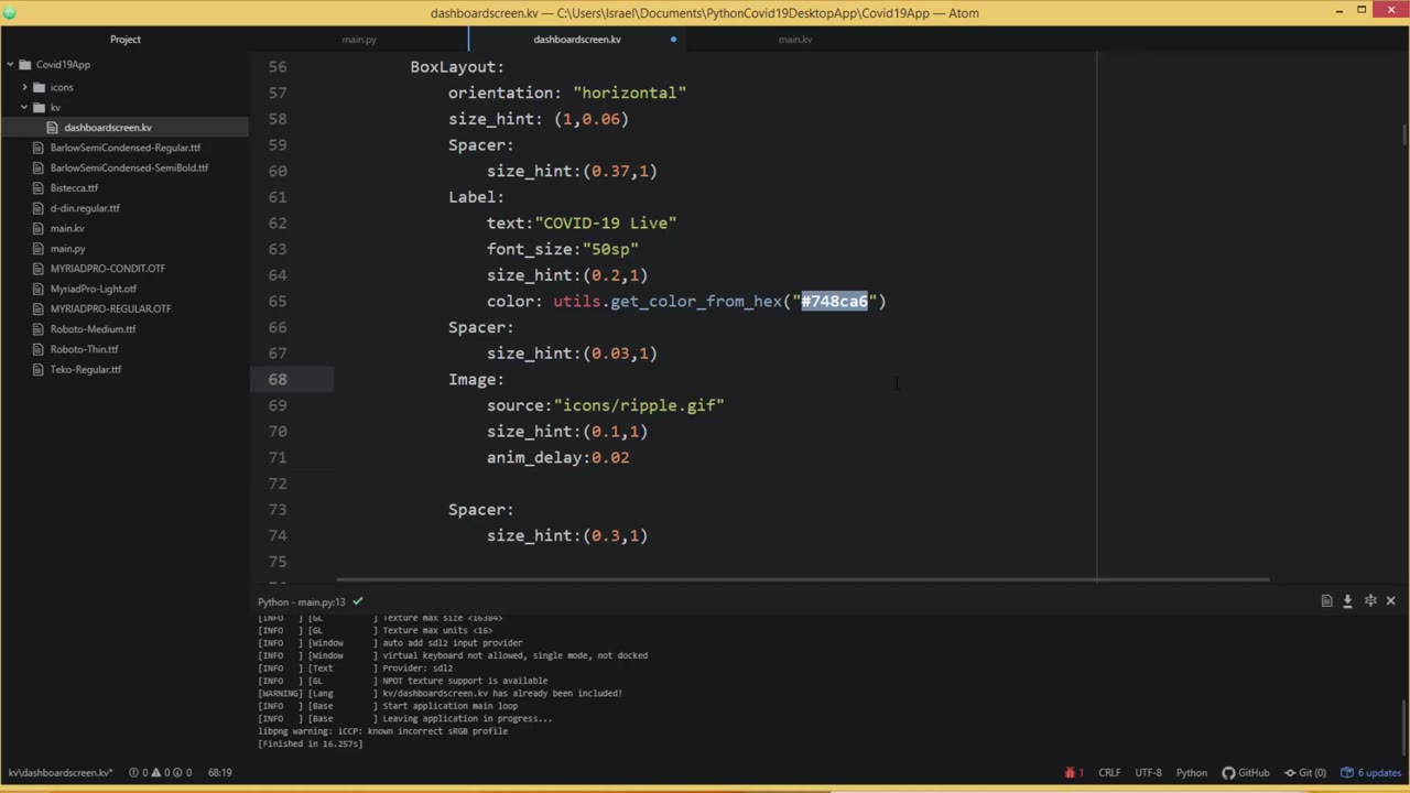 8 Finalizing our app ui