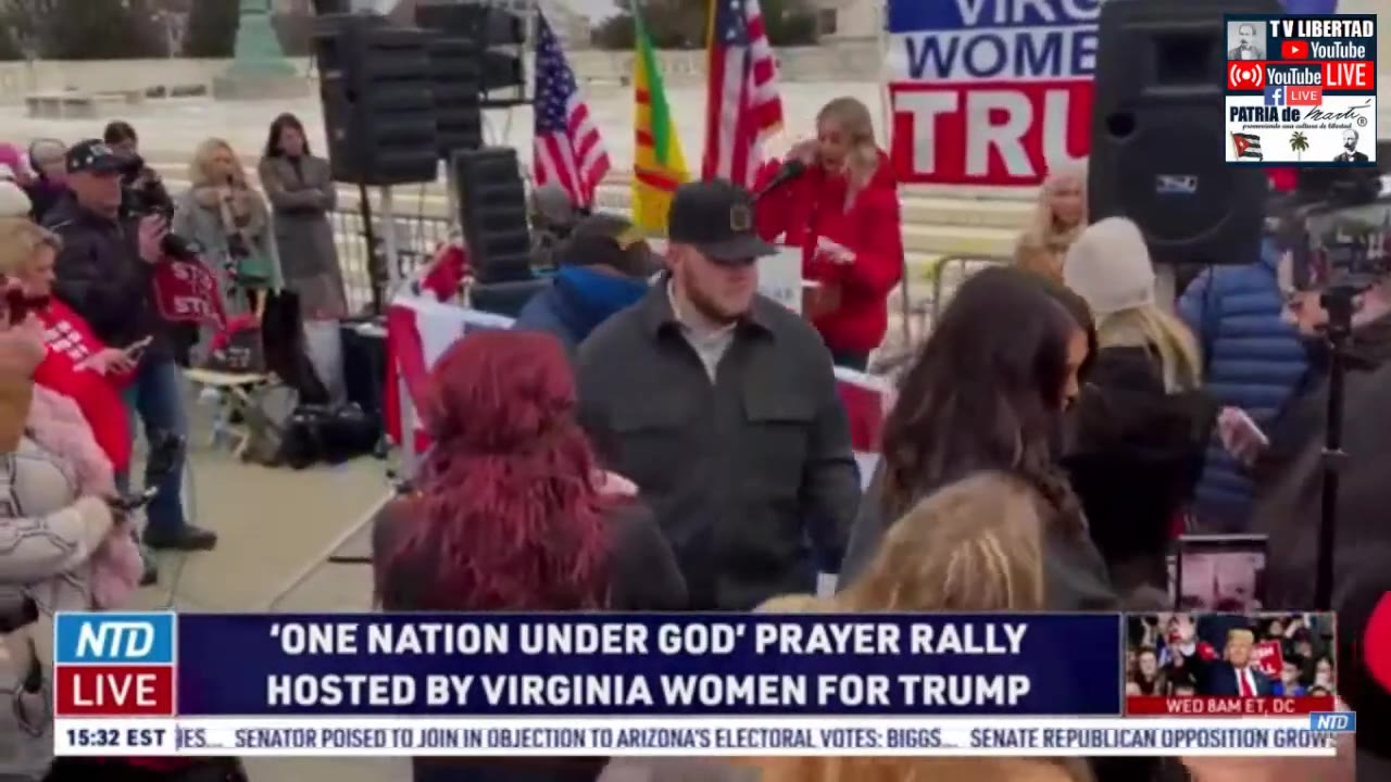 Virginia Women for Trump rally at Supreme Court