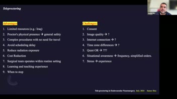 Tele-proctoring in Neurosurgery